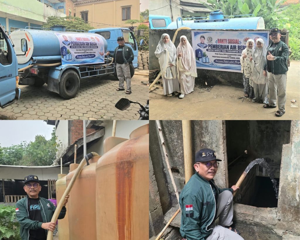 Bantuan Air Bersih DPW PKB Pujakesuma dan PNSB Sumsel Kini Merambah ke Pondok Pesantren
